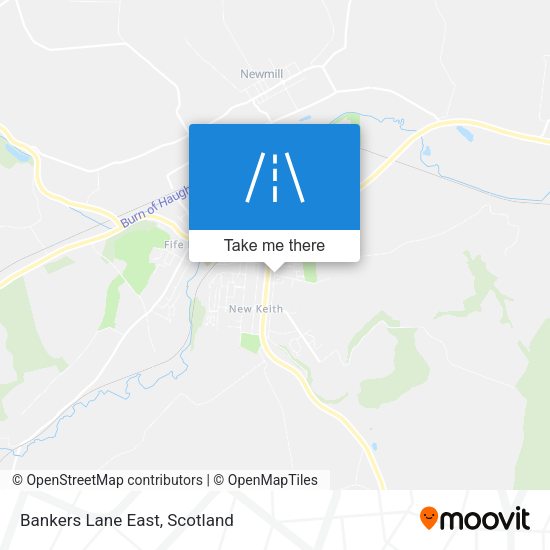 Bankers Lane East map