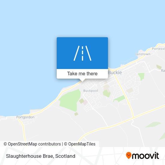 Slaughterhouse Brae map