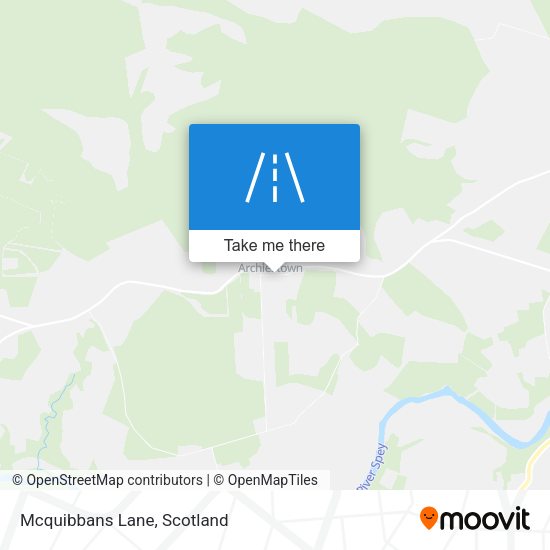 Mcquibbans Lane map