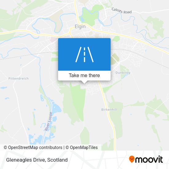 Gleneagles Drive map