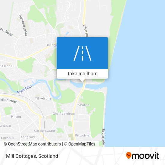 Mill Cottages map