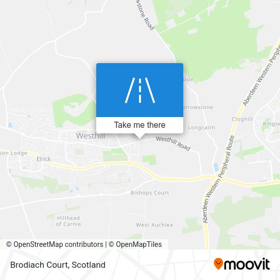 Brodiach Court map