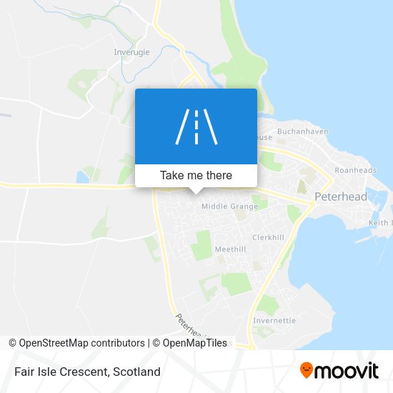 Fair Isle Crescent map