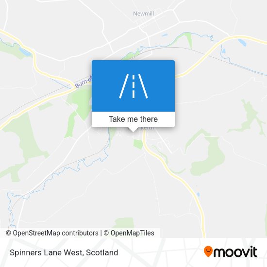 Spinners Lane West map