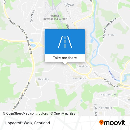 Hopecroft Walk map