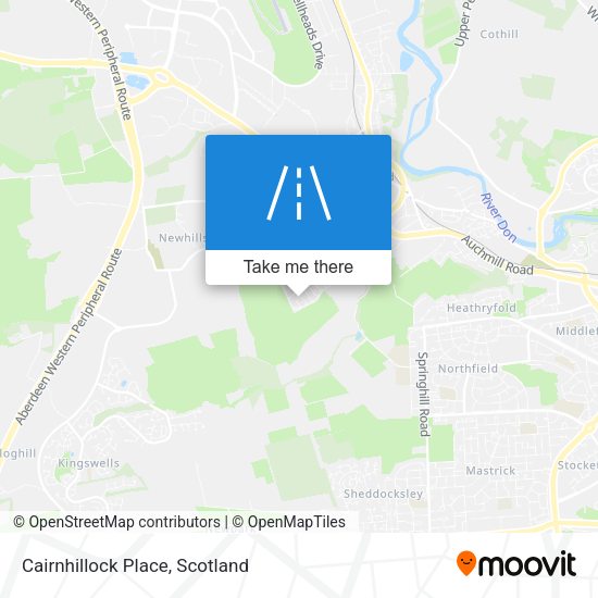 Cairnhillock Place map