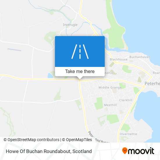 Howe Of Buchan Roundabout map