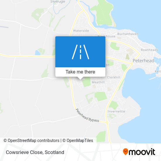 Cowsrieve Close map