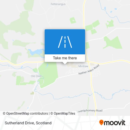 Sutherland Drive map