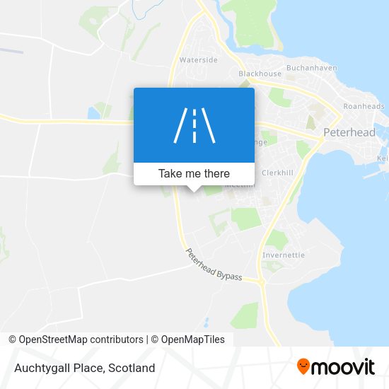 Auchtygall Place map