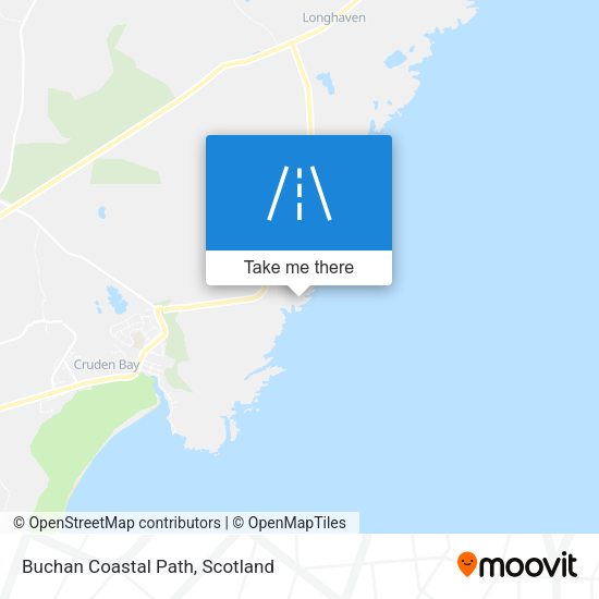 Buchan Coastal Path map