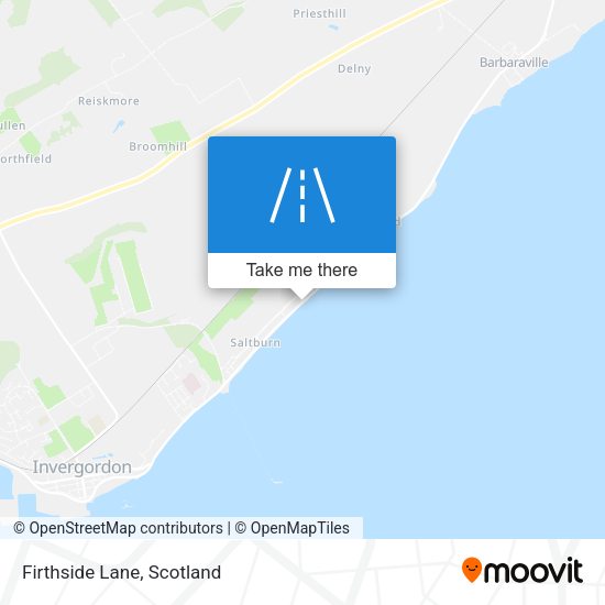 Firthside Lane map