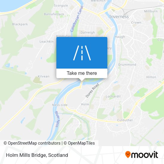 Holm Mills Bridge map