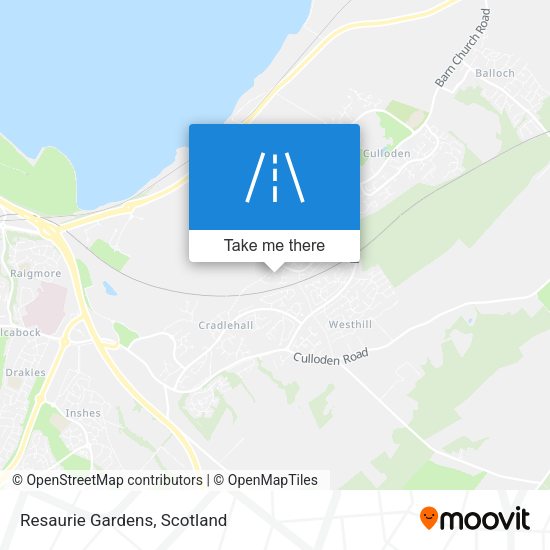 Resaurie Gardens map