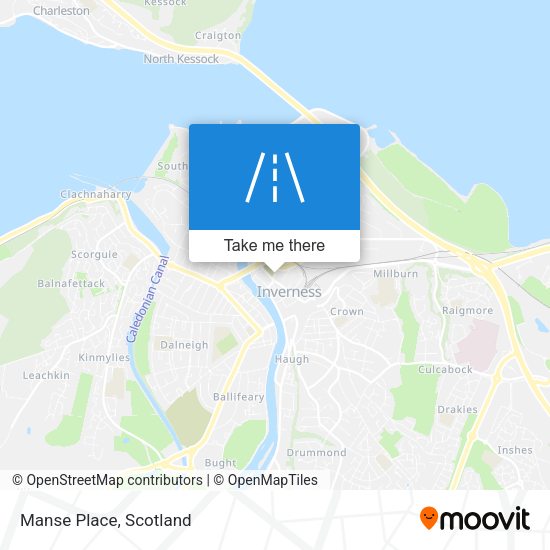 Manse Place map
