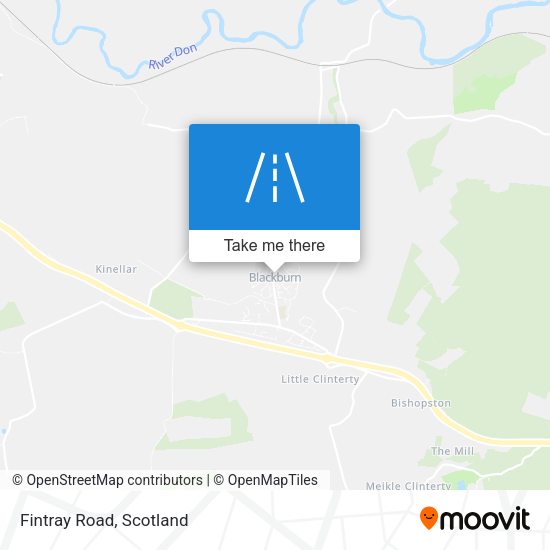 Fintray Road map