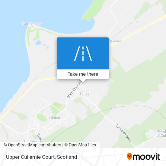 Upper Cullernie Court map