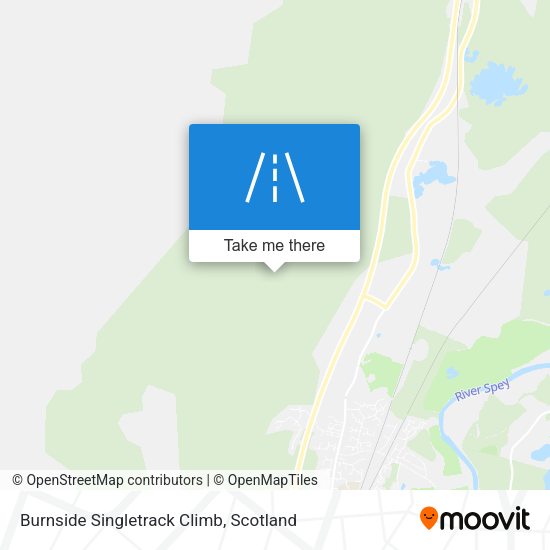 Burnside Singletrack Climb map