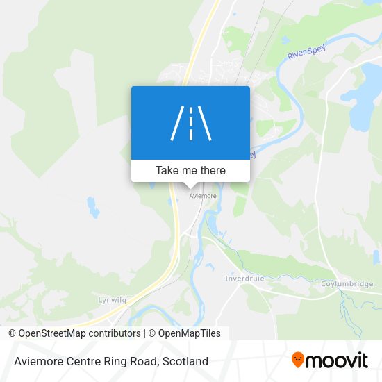 Aviemore Centre Ring Road map