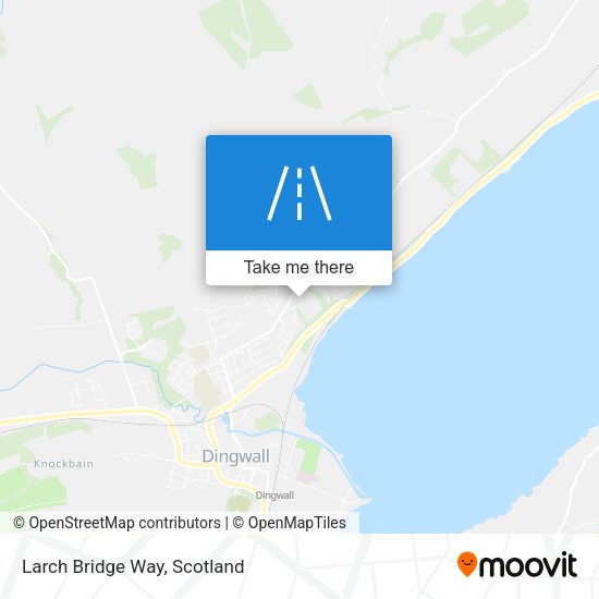 Larch Bridge Way map