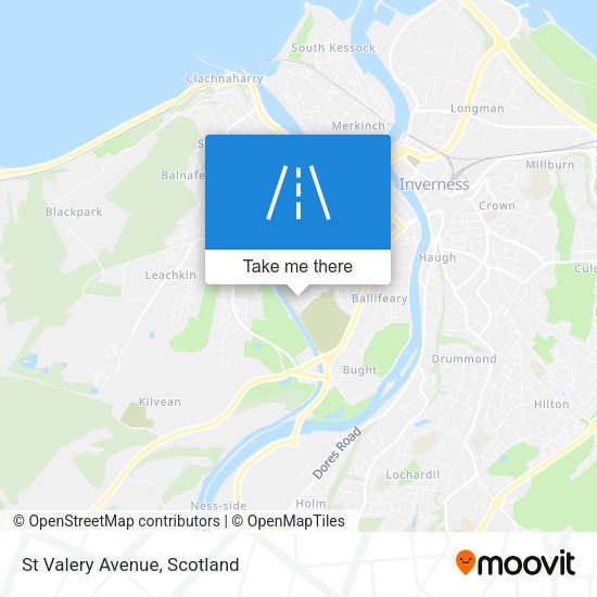 St Valery Avenue map