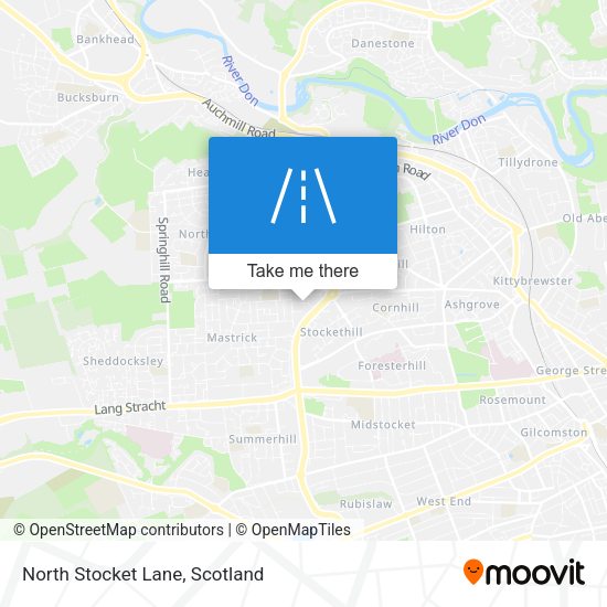 North Stocket Lane map