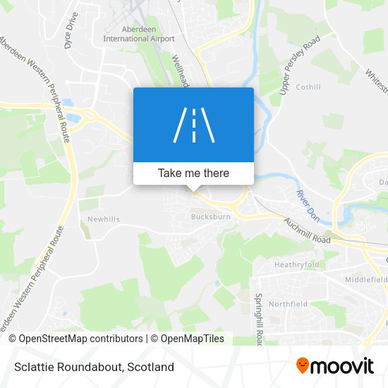Sclattie Roundabout map