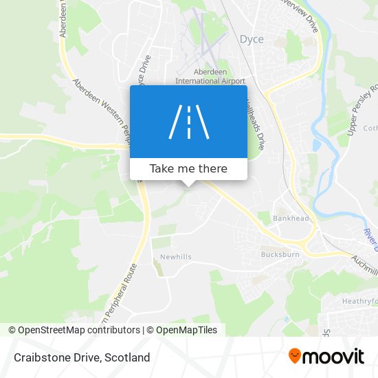 Craibstone Drive map