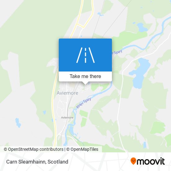 Carn Sleamhainn map