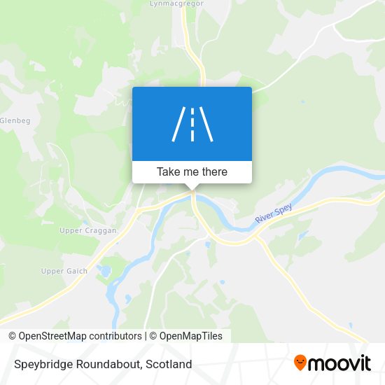Speybridge Roundabout map
