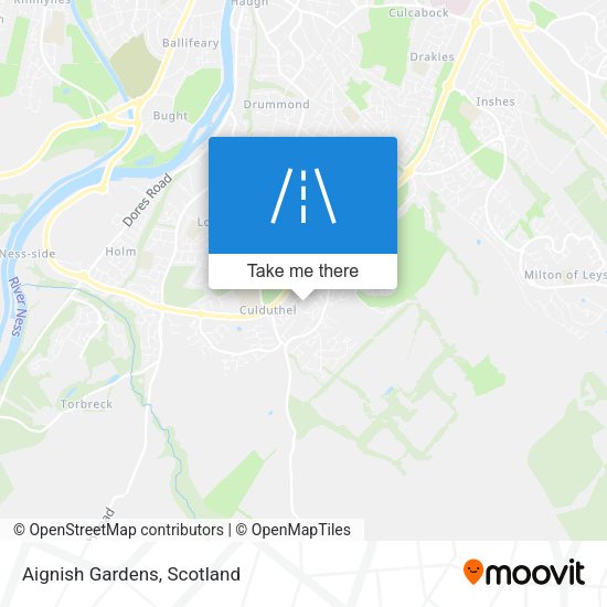 Aignish Gardens map