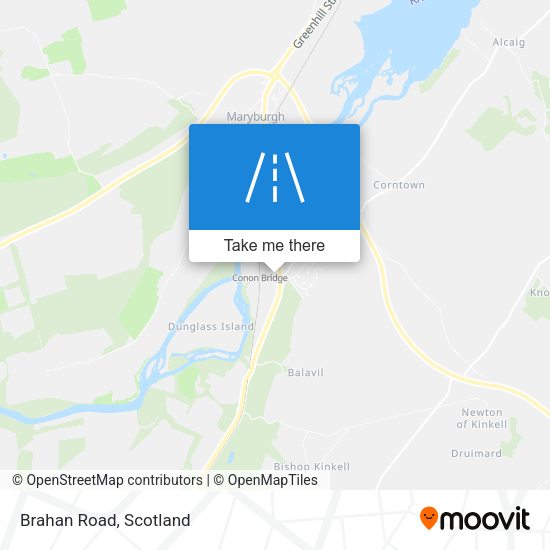 Brahan Road map