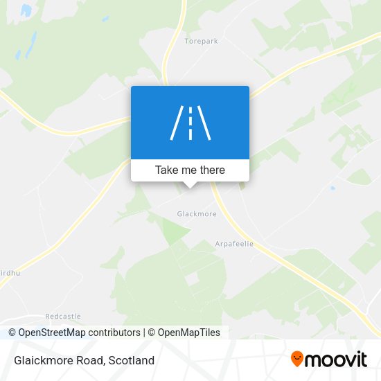 Glaickmore Road map