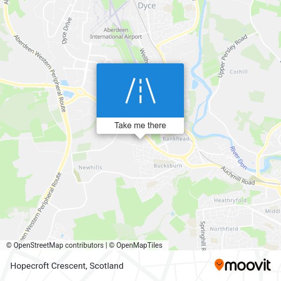 Hopecroft Crescent map