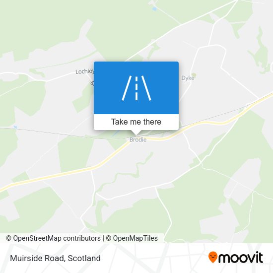 Muirside Road map