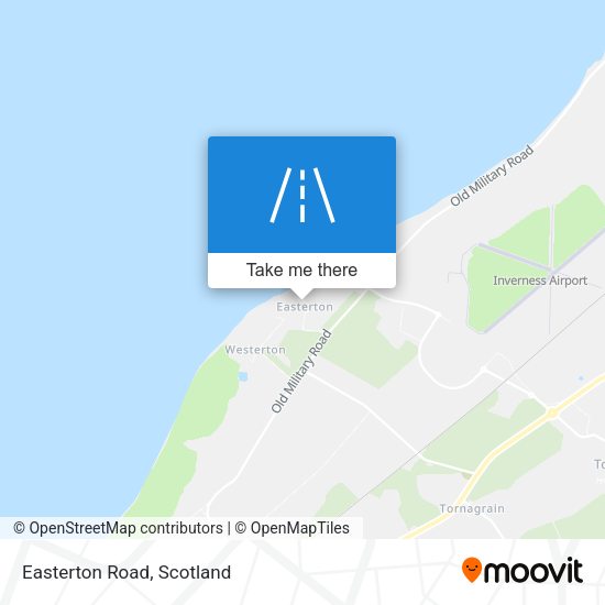 Easterton Road map