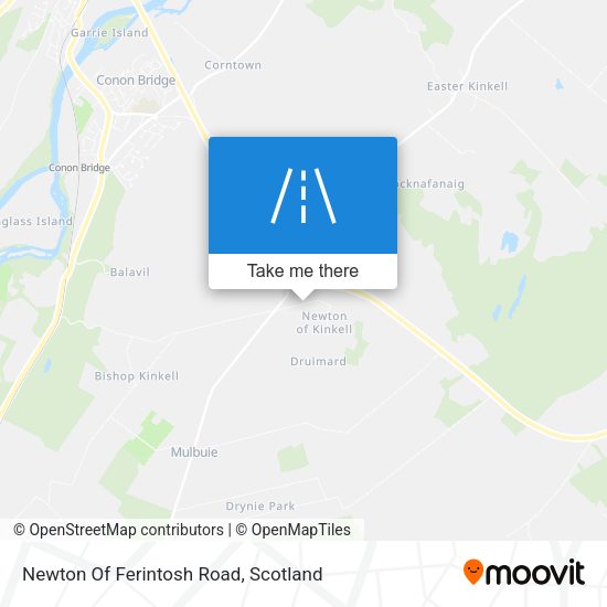 Newton Of Ferintosh Road map