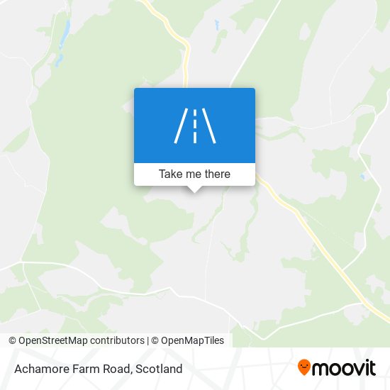 Achamore Farm Road map