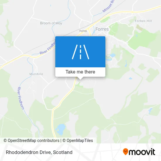 Rhododendron Drive map