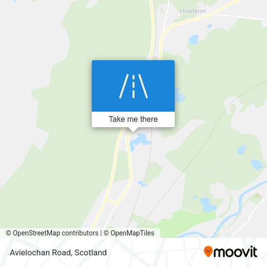 Avielochan Road map