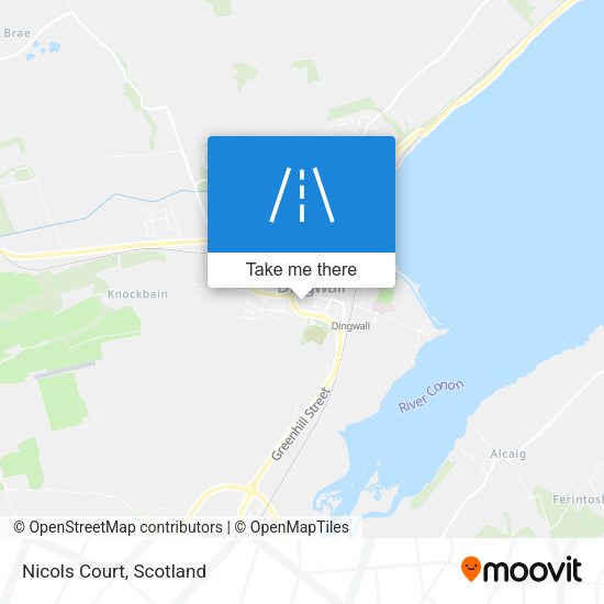 Nicols Court map