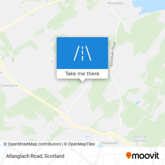 Allanglach Road map