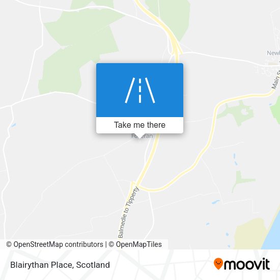Blairythan Place map