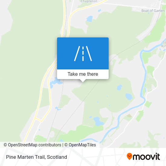 Pine Marten Trail map