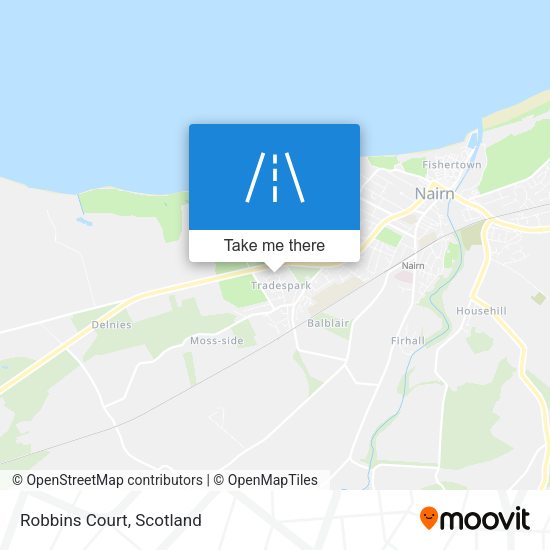 Robbins Court map