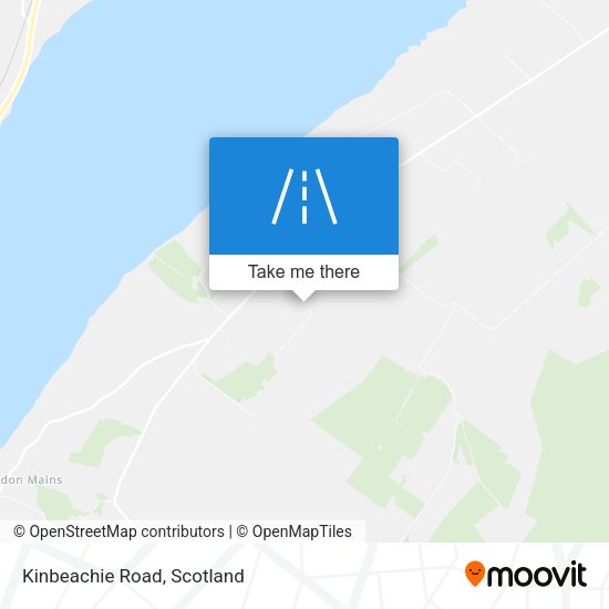 Kinbeachie Road map
