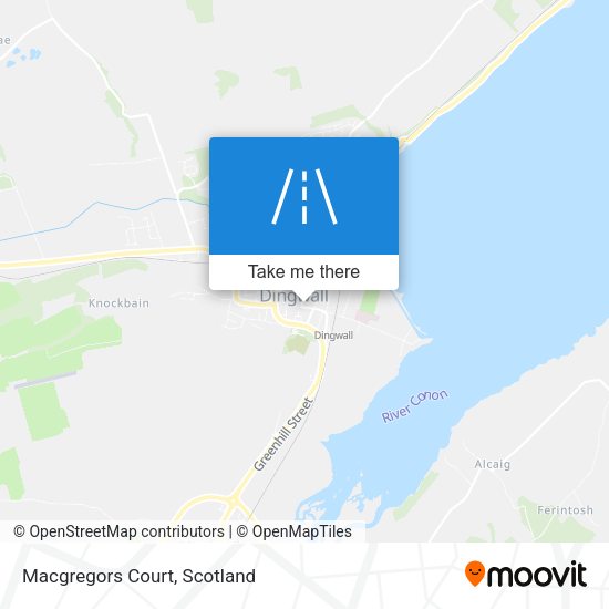 Macgregors Court map