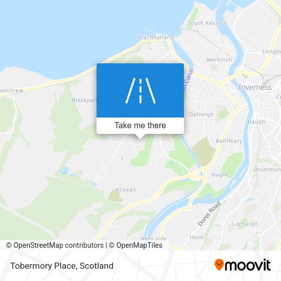 Tobermory Place map