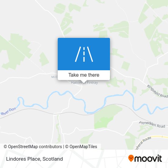 Lindores Place map