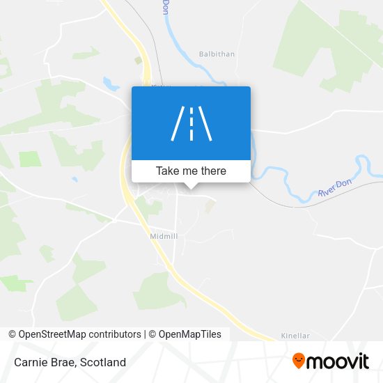 Carnie Brae map